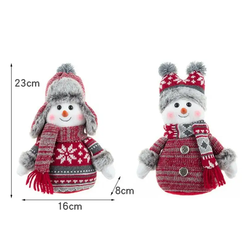 Laitao 2024 Snowman Scarf Doll for Christmas Window Decor — feature 1