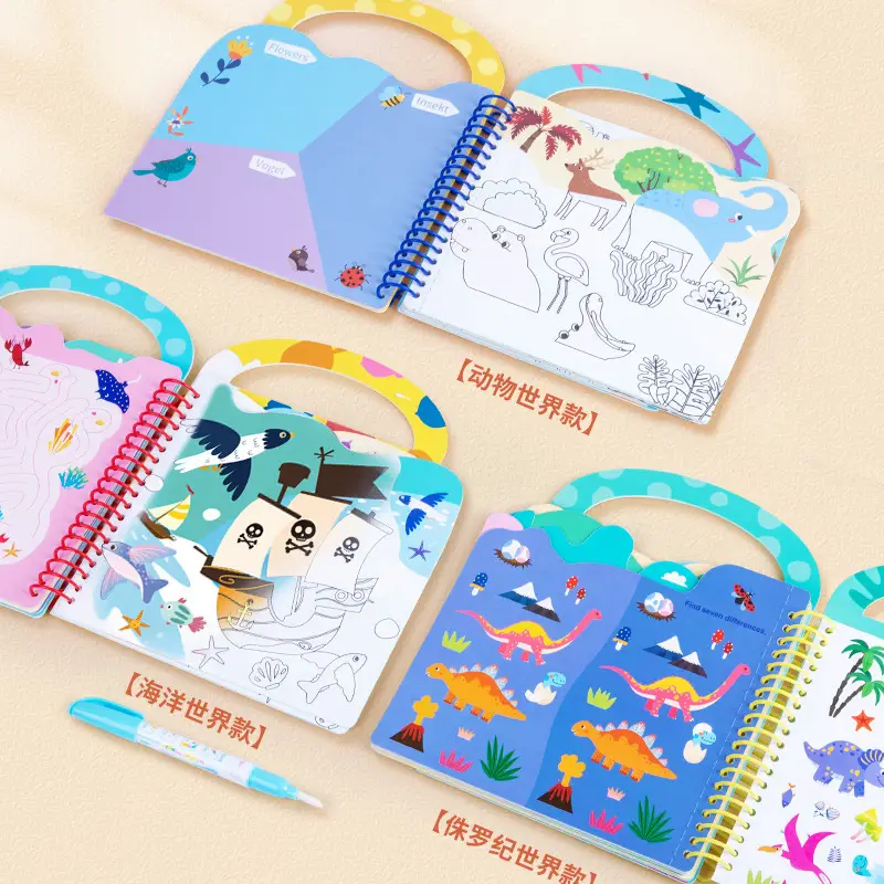 Children's Water Painting Book with Animal Themes 2-Year-Old - Image 29