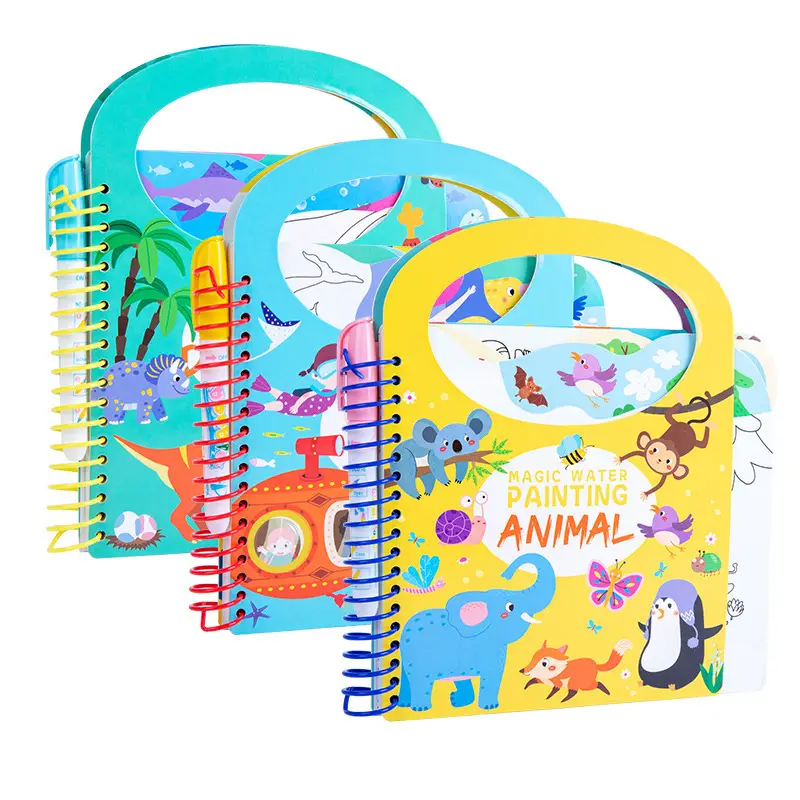 Children's Water Painting Book with Animal Themes 2-Year-Old - Image 32