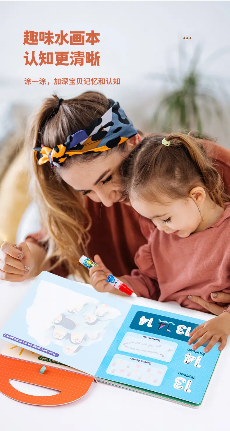 Children's Water Painting Book with Animal Themes 2-Year-Old — feature 4
