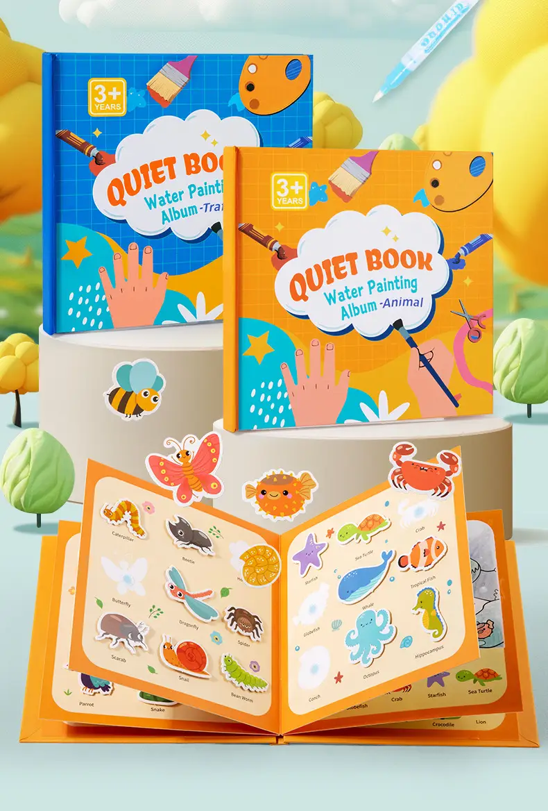 Children's Water Painting Book with Animal Themes 2-Year-Old — feature 45