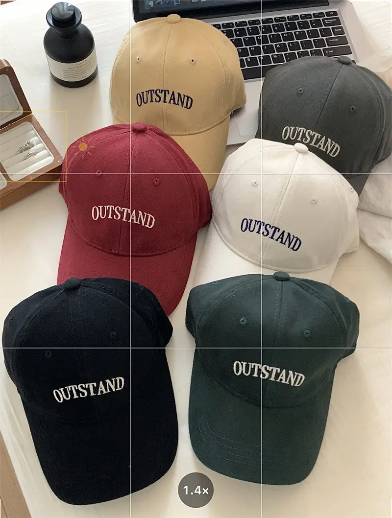 Korean New Letter Baseball Cap Women Large Deepened Wide Brim — feature 5