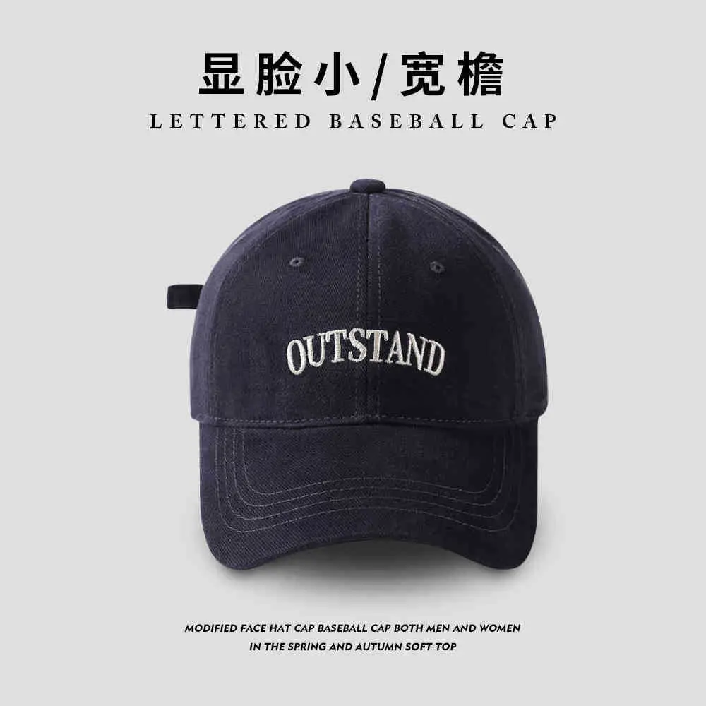 Korean New Letter Baseball Cap Women Large Deepened Wide Brim - Image 4