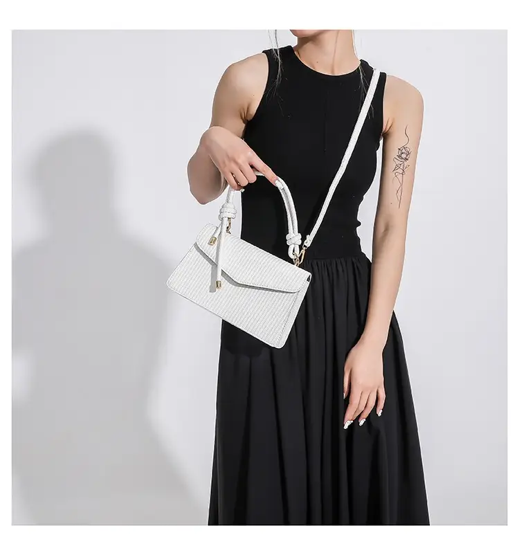 Green Knitted Shoulder Bag for Women 2023 — feature 11