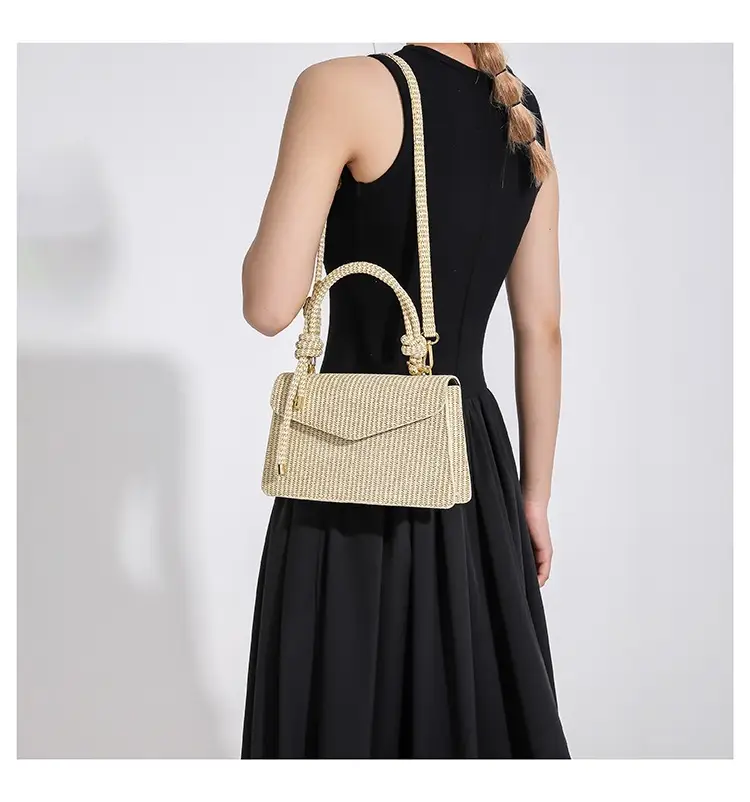 Green Knitted Shoulder Bag for Women 2023 — feature 14