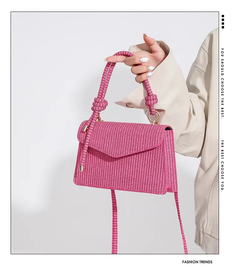 Green Knitted Shoulder Bag for Women 2023 — feature 2