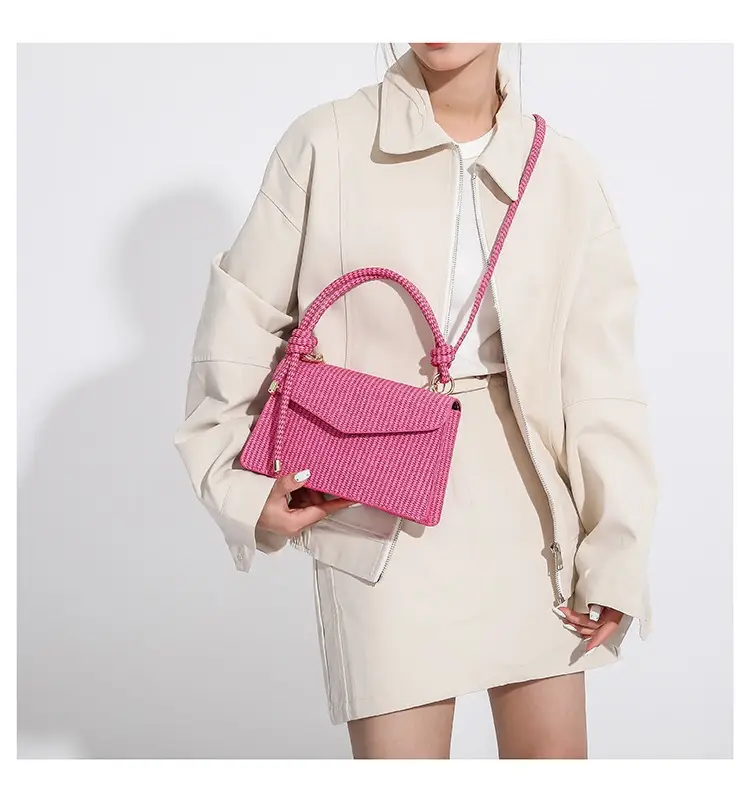 Green Knitted Shoulder Bag for Women 2023 — feature 21