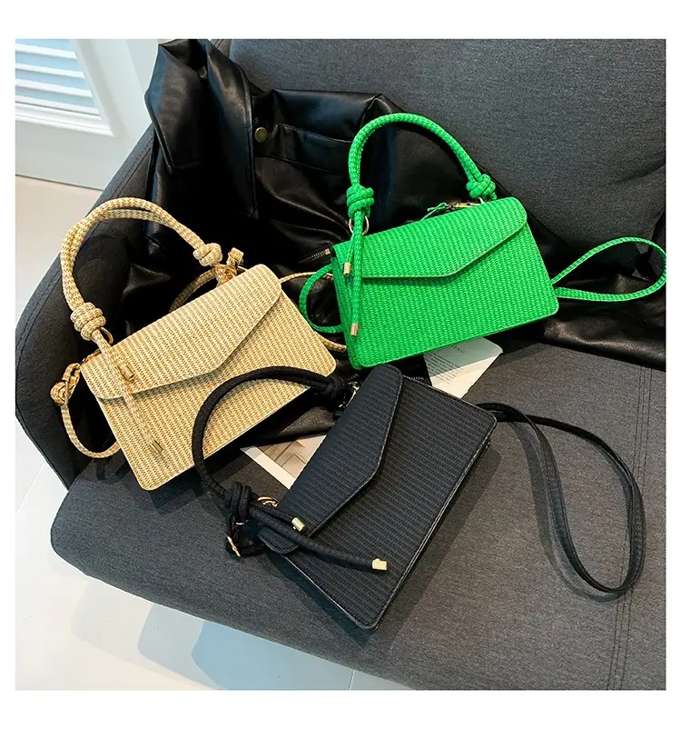 Green Knitted Shoulder Bag for Women 2023 — feature 29