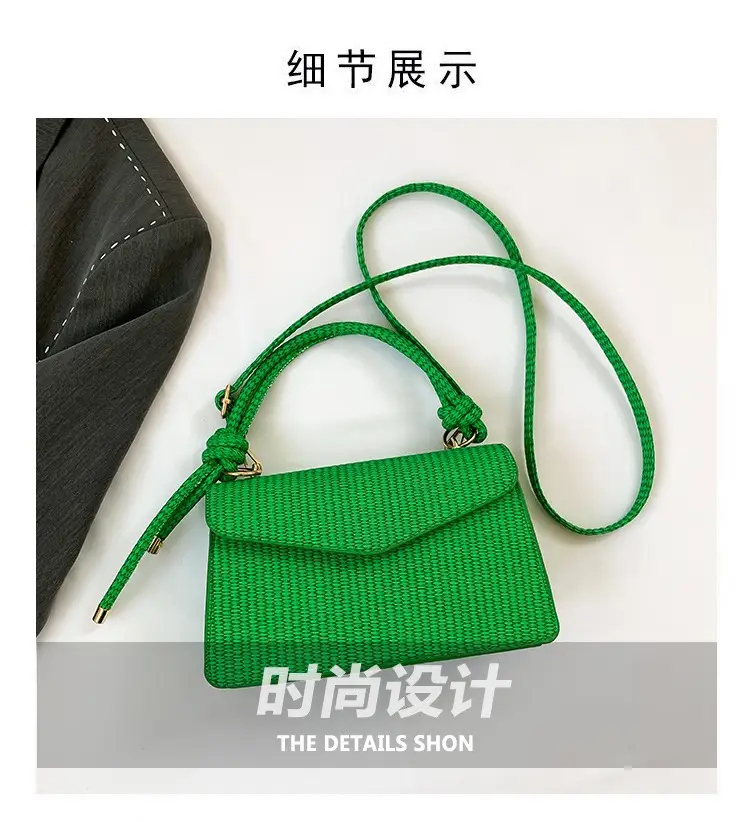 Green Knitted Shoulder Bag for Women 2023 — feature 4
