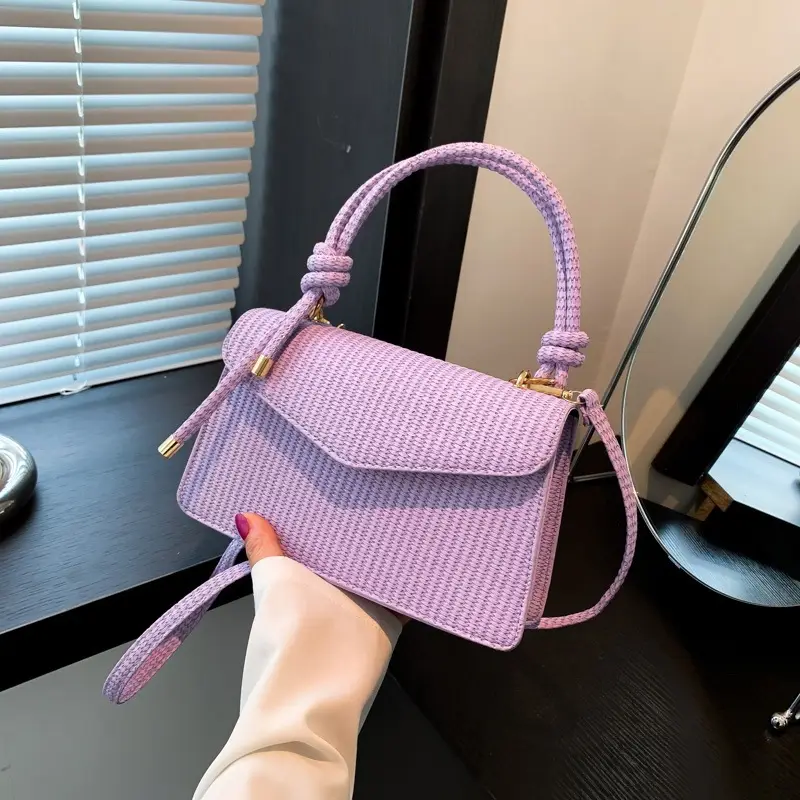 Green Knitted Shoulder Bag for Women 2023 - Image 5