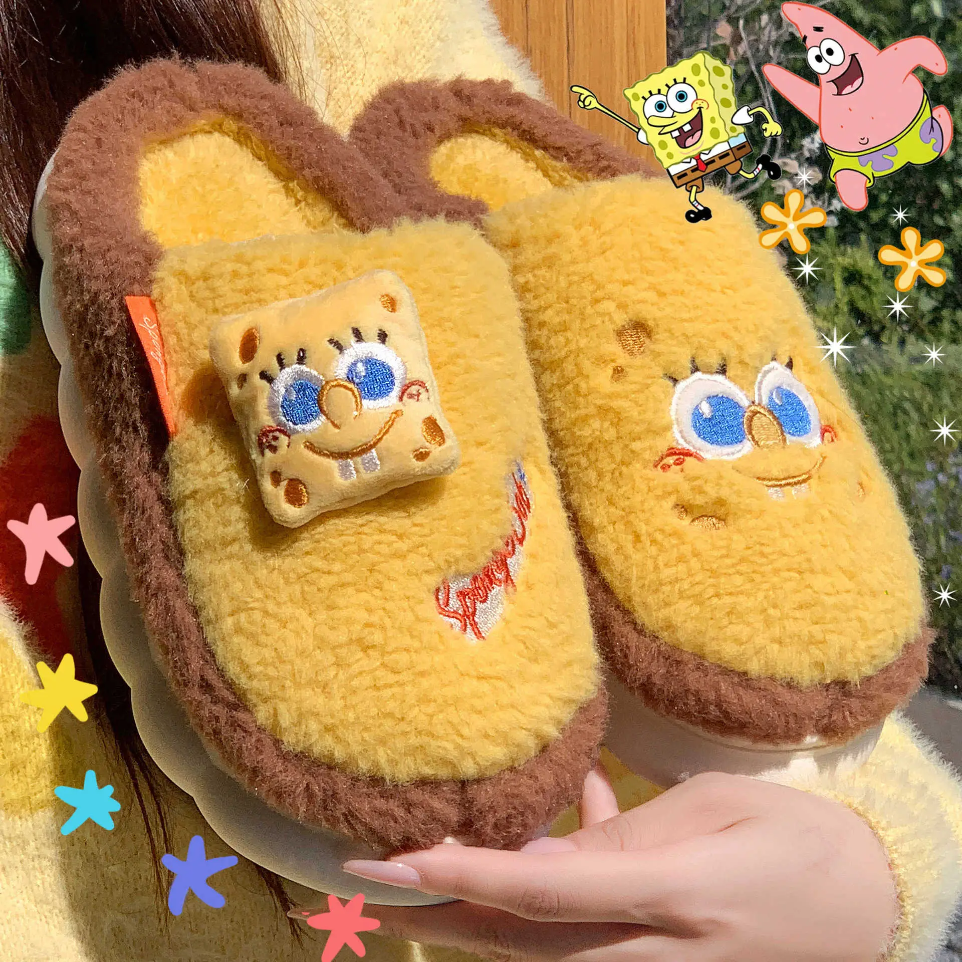 Pink Cute Cat Face Slippers for Women Winter - Image 3