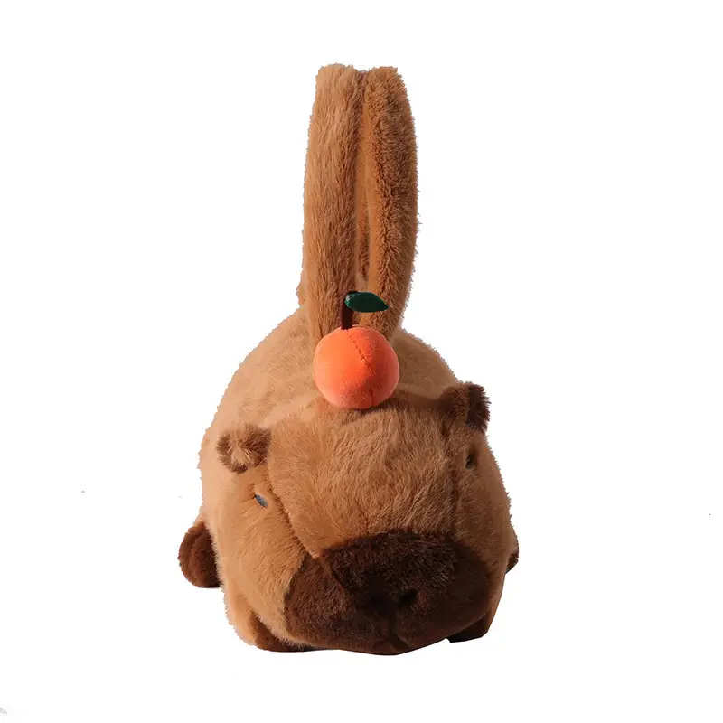Plush Bear Capybara Bag Brown Single Shoulder - Image 6
