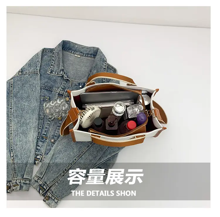 Autumn Canvas Shoulder Bag Large Capacity Korean Style — feature 8