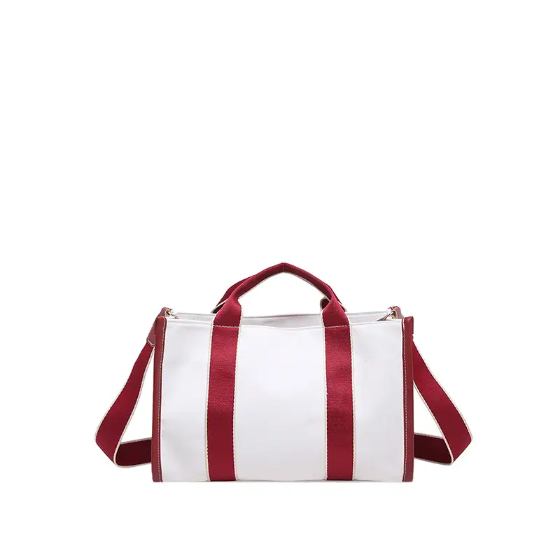 Autumn Canvas Shoulder Bag Large Capacity Korean Style - Image 3