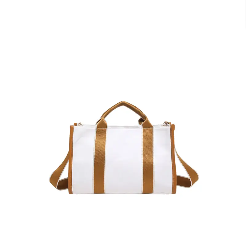 Autumn Canvas Shoulder Bag Large Capacity Korean Style - Image 4