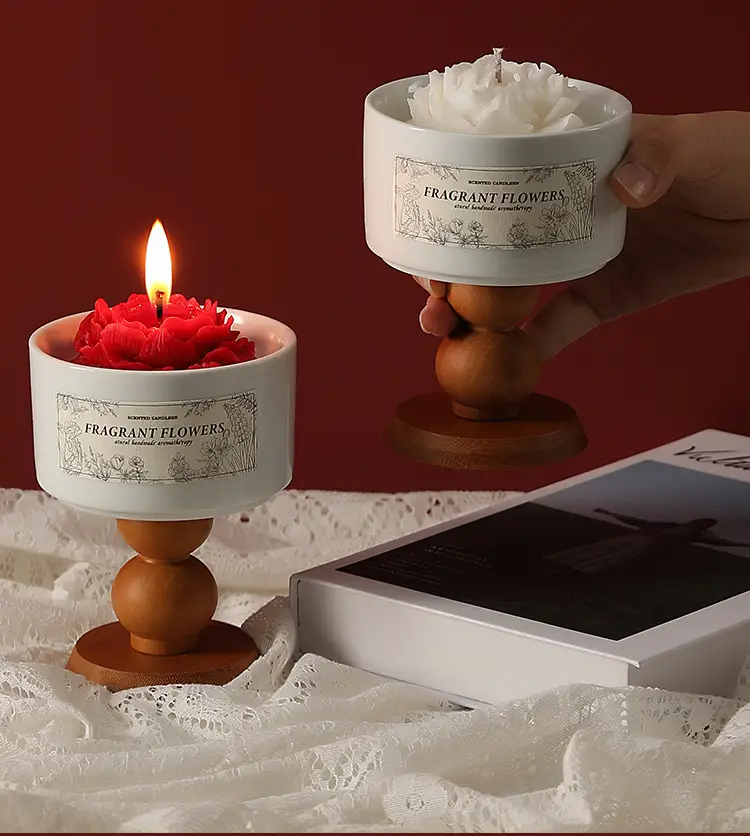 Camellia Soy Wax Scented Candle Gift Box Birthday Wedding Souvenir High-End Long-Lasting Fragrance Wholesale Customization — feature 10