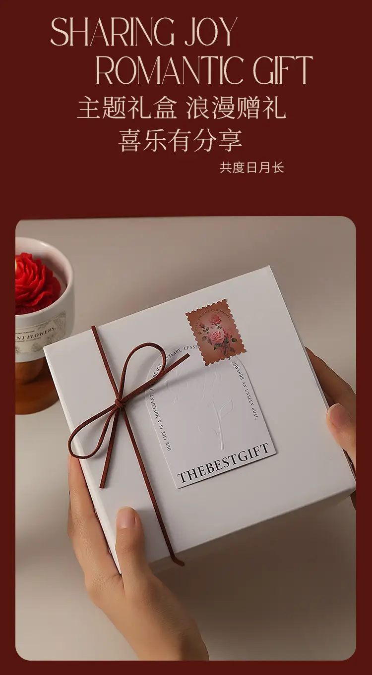 Camellia Soy Wax Scented Candle Gift Box Birthday Wedding Souvenir High-End Long-Lasting Fragrance Wholesale Customization — feature 13