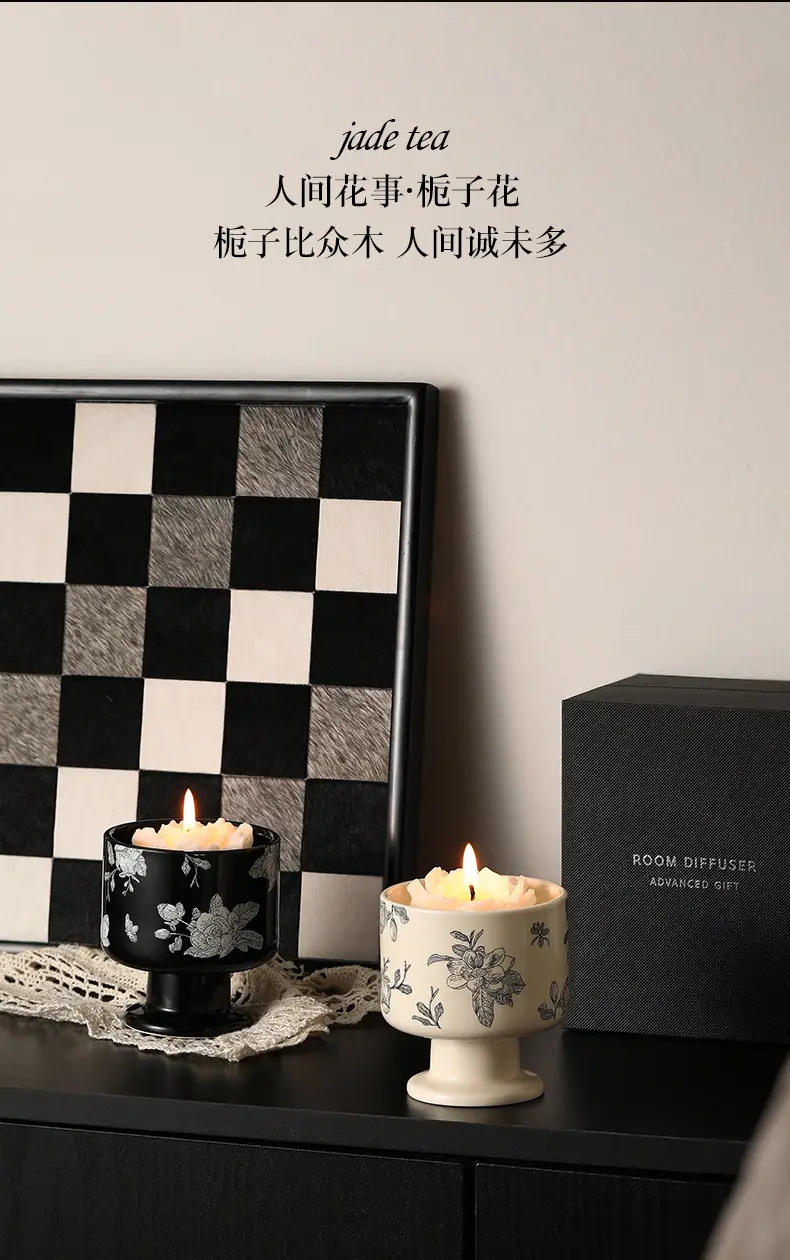 Camellia Soy Wax Scented Candle Gift Box Birthday Wedding Souvenir High-End Long-Lasting Fragrance Wholesale Customization — feature 22