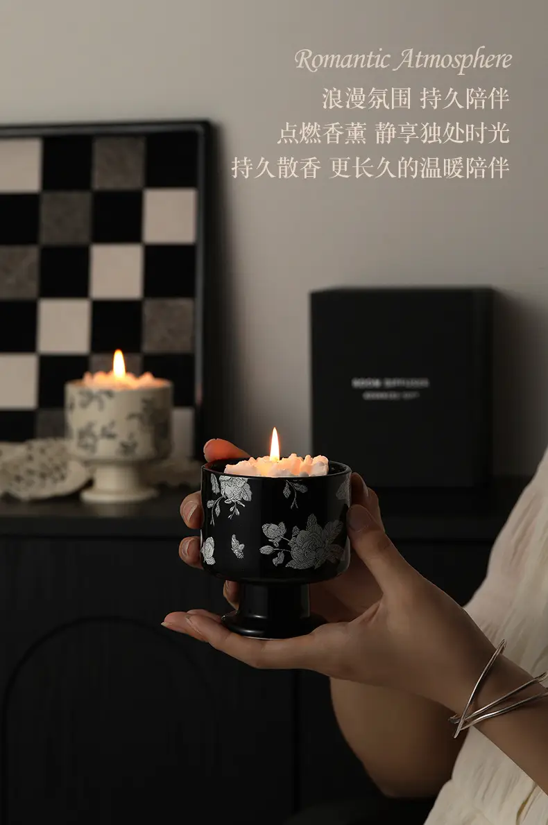 Camellia Soy Wax Scented Candle Gift Box Birthday Wedding Souvenir High-End Long-Lasting Fragrance Wholesale Customization — feature 23