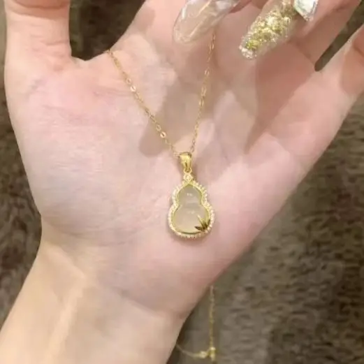 New Chinese Style Gourd Necklace Light Luxury Diamond 2024 — feature 12