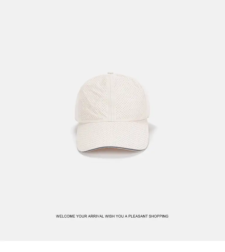 Men's White Mesh Sun Hat with Adjustable Strap — feature 10