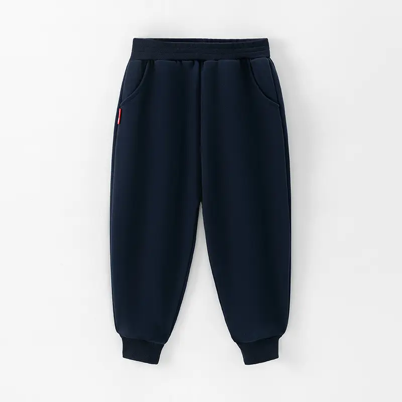 Children's Cashmere Pants Autumn and Winter New Men's and Women's Baby Solid Color Warm Casual Sports Pants Outer Wear Pants - Image 11