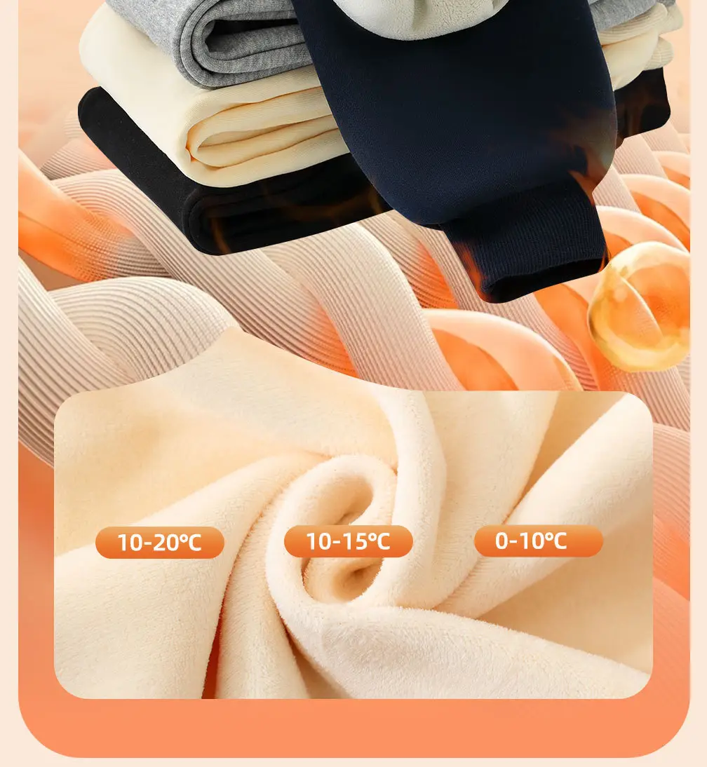 Children's Cashmere Pants Autumn and Winter New Men's and Women's Baby Solid Color Warm Casual Sports Pants Outer Wear Pants — feature 11