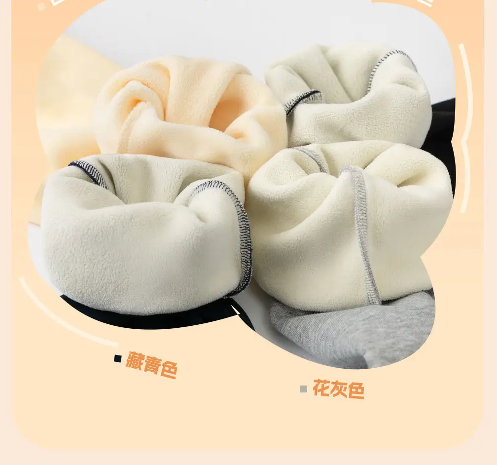 Children's Cashmere Pants Autumn and Winter New Men's and Women's Baby Solid Color Warm Casual Sports Pants Outer Wear Pants — feature 13