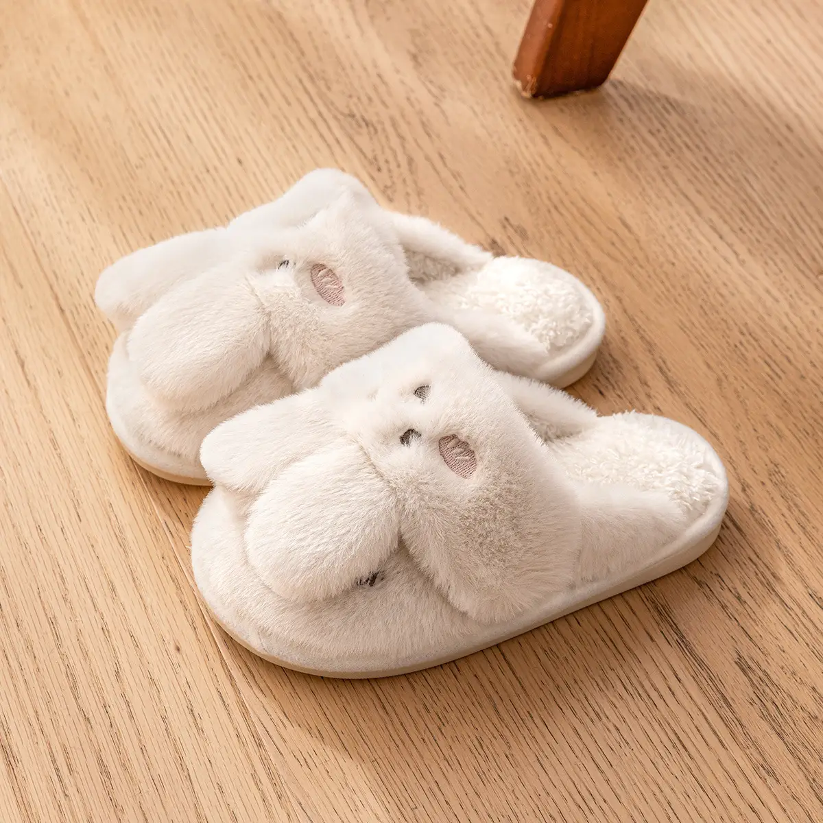 Lidani Rabbit Cotton Slippers for Girls Winter 2025