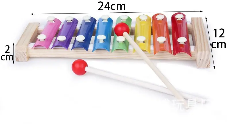 Children's Wooden 8-Tone Hand Percussion Toy — feature 11