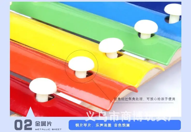 Children's Wooden 8-Tone Hand Percussion Toy — feature 3