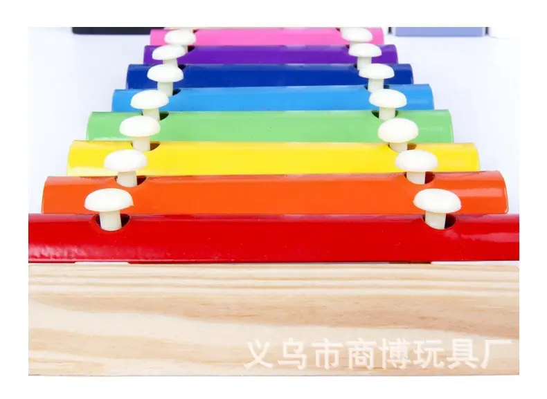 Children's Wooden 8-Tone Hand Percussion Toy — feature 8