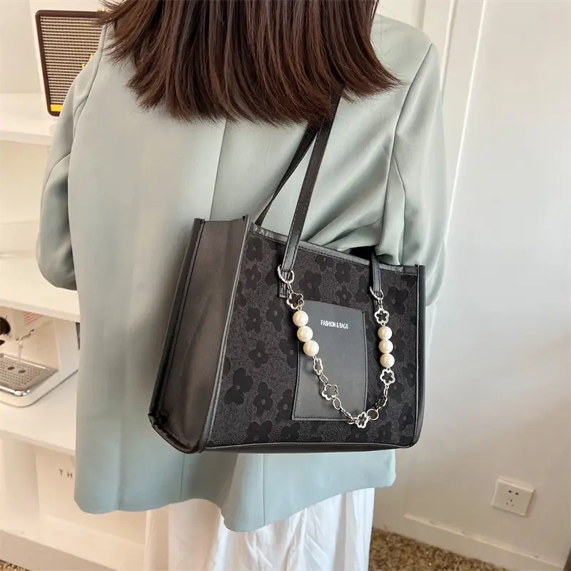 Pearl Chain Shoulder Bag Women Large Capacity New Summer - Image 6