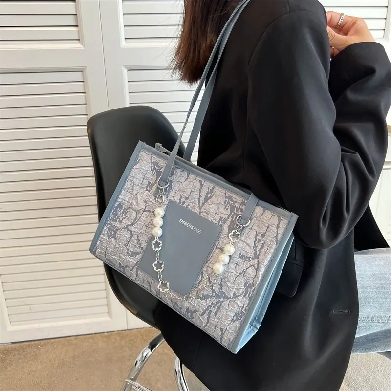 Pearl Chain Shoulder Bag Women Large Capacity New Summer - Image 7