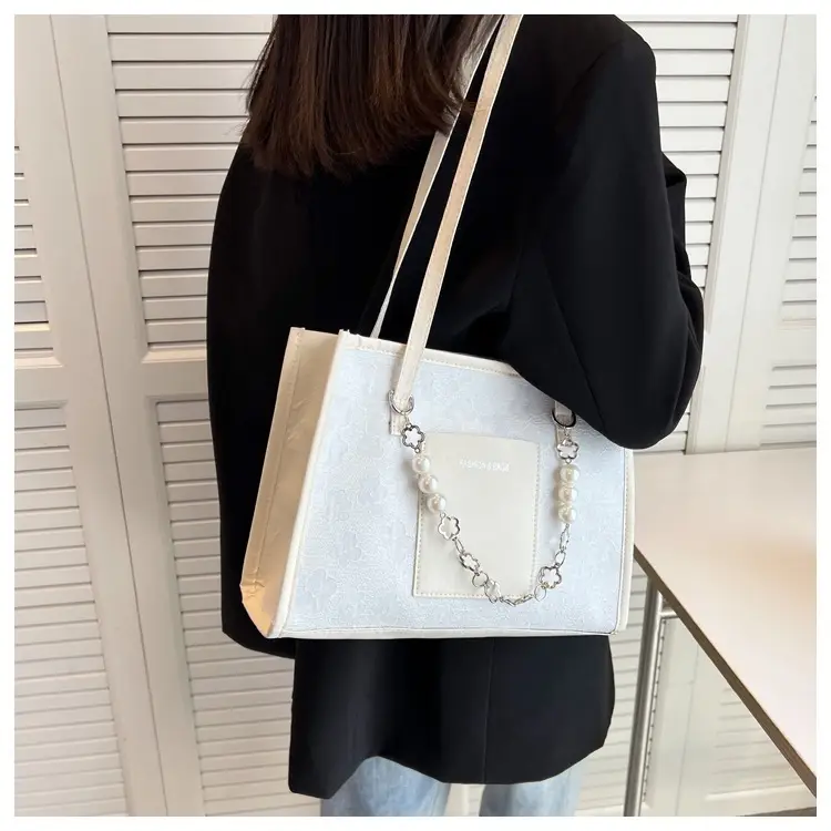Pearl Chain Shoulder Bag Women Large Capacity New Summer — feature 10