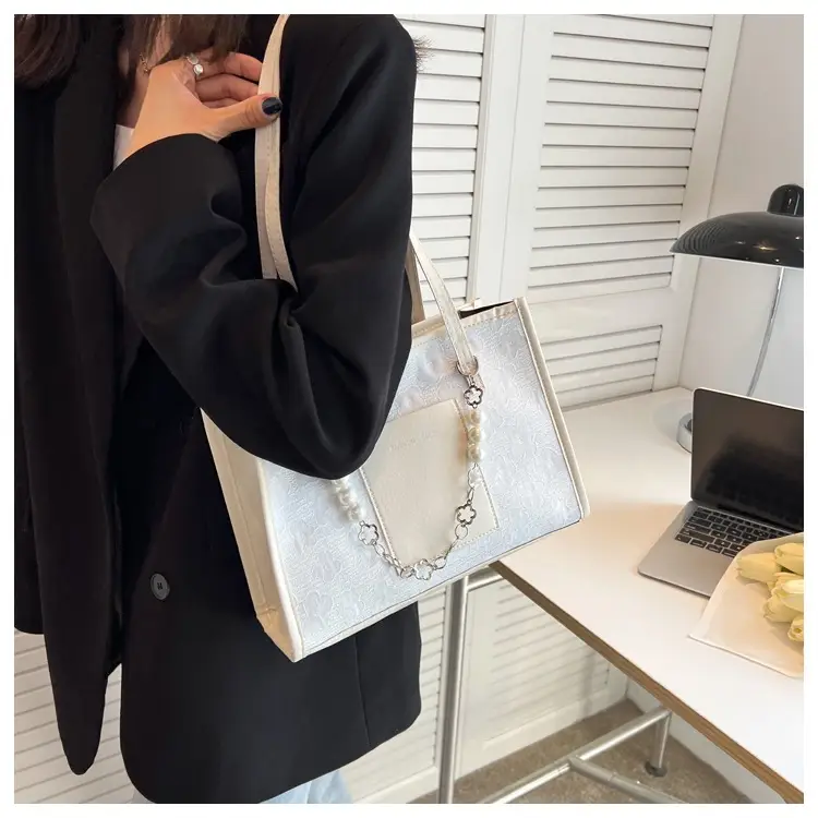Pearl Chain Shoulder Bag Women Large Capacity New Summer — feature 11