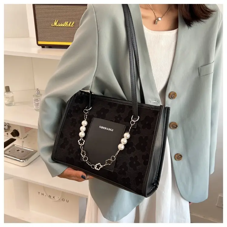 Pearl Chain Shoulder Bag Women Large Capacity New Summer — feature 18
