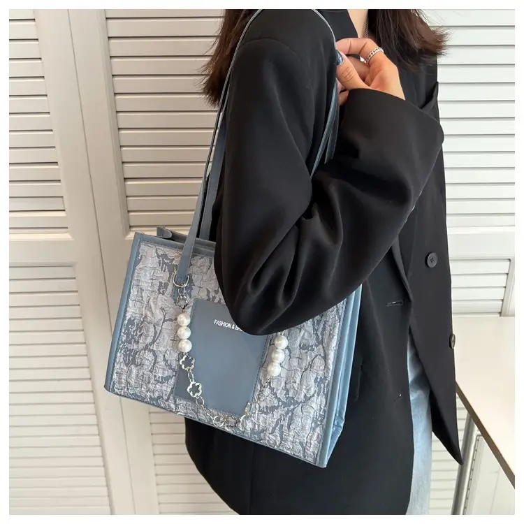 Pearl Chain Shoulder Bag Women Large Capacity New Summer — feature 19
