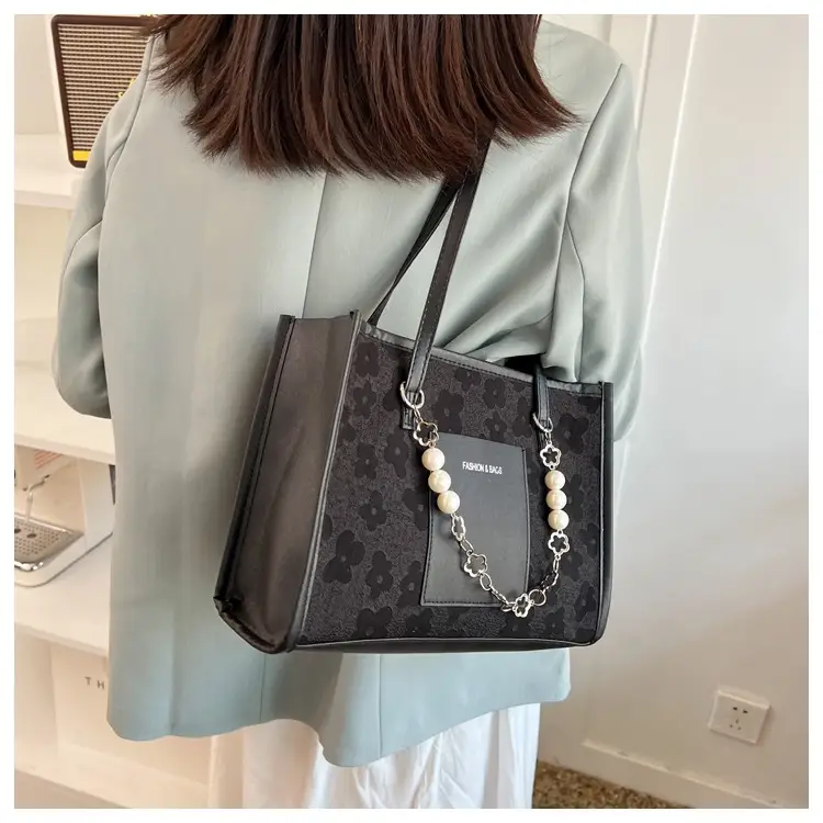 Pearl Chain Shoulder Bag Women Large Capacity New Summer — feature 2