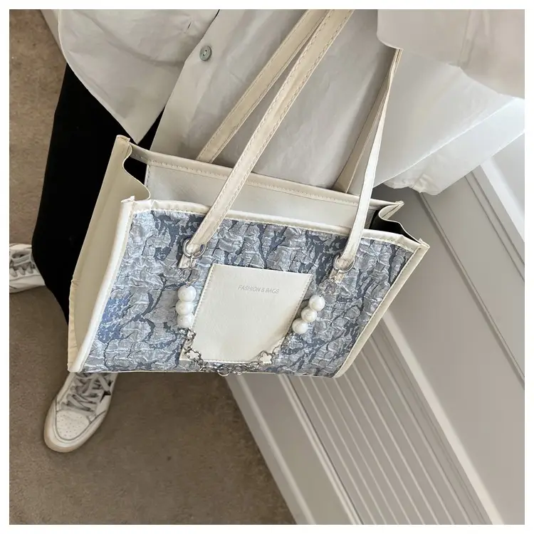 Pearl Chain Shoulder Bag Women Large Capacity New Summer — feature 30