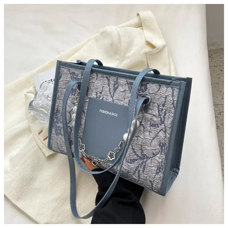 Pearl Chain Shoulder Bag Women Large Capacity New Summer — feature 33
