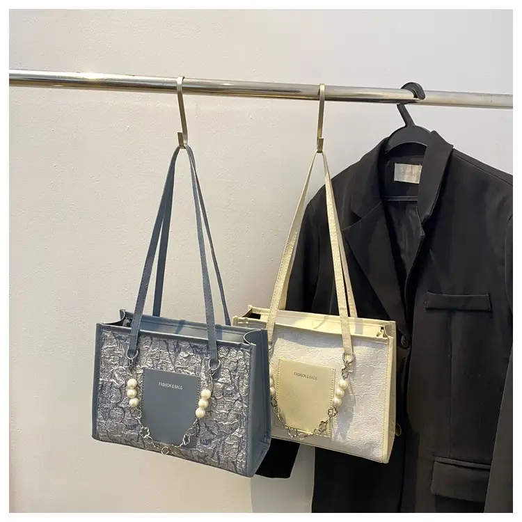 Pearl Chain Shoulder Bag Women Large Capacity New Summer — feature 37