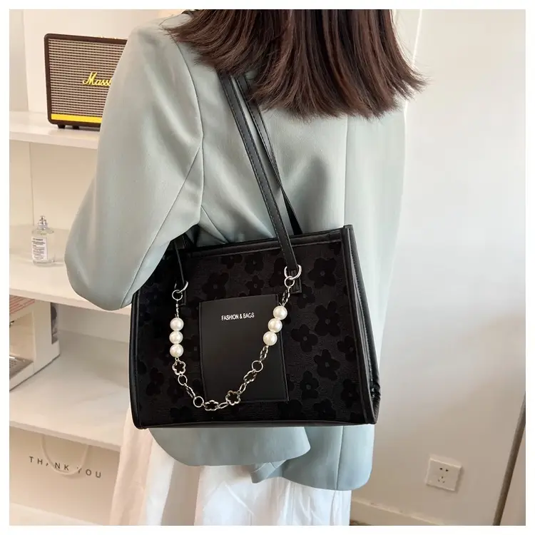 Pearl Chain Shoulder Bag Women Large Capacity New Summer — feature 4