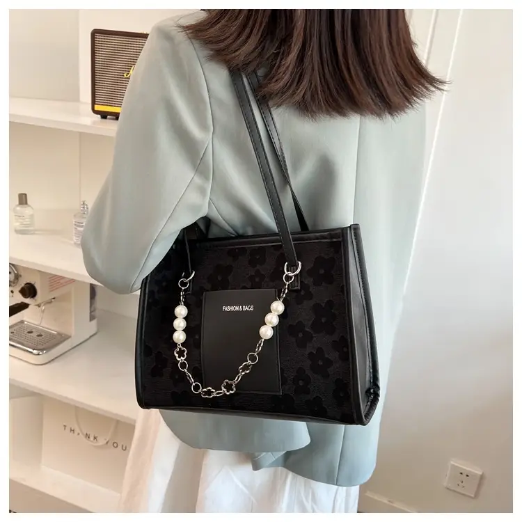 Pearl Chain Shoulder Bag Women Large Capacity New Summer — feature 5
