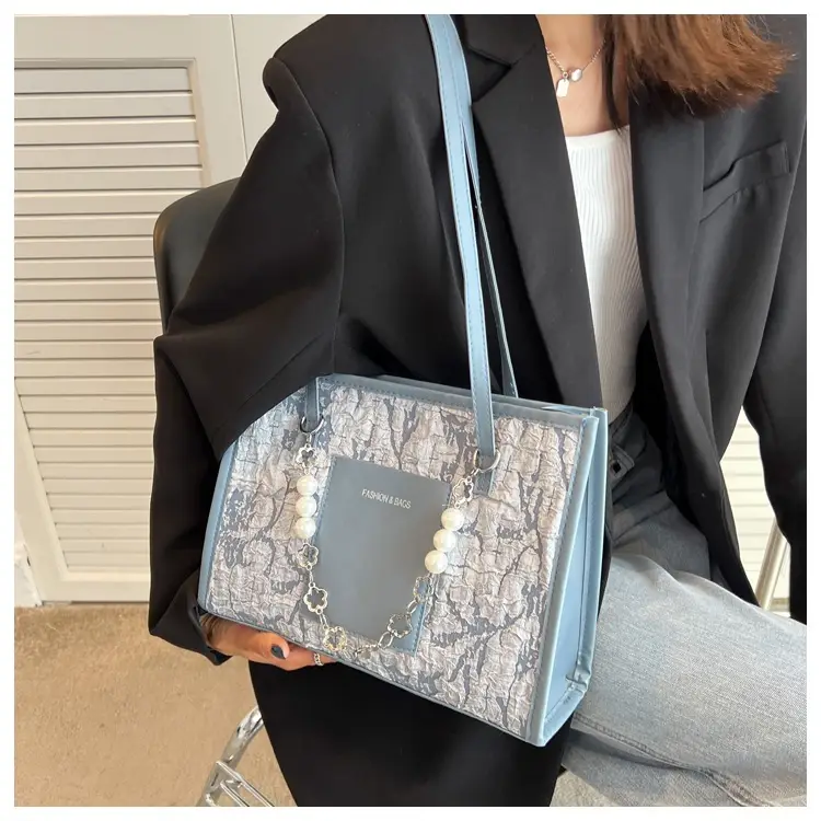 Pearl Chain Shoulder Bag Women Large Capacity New Summer — feature 8