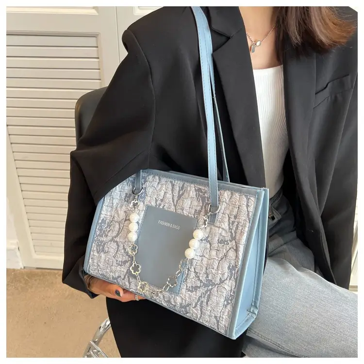 Pearl Chain Shoulder Bag Women Large Capacity New Summer — feature 9