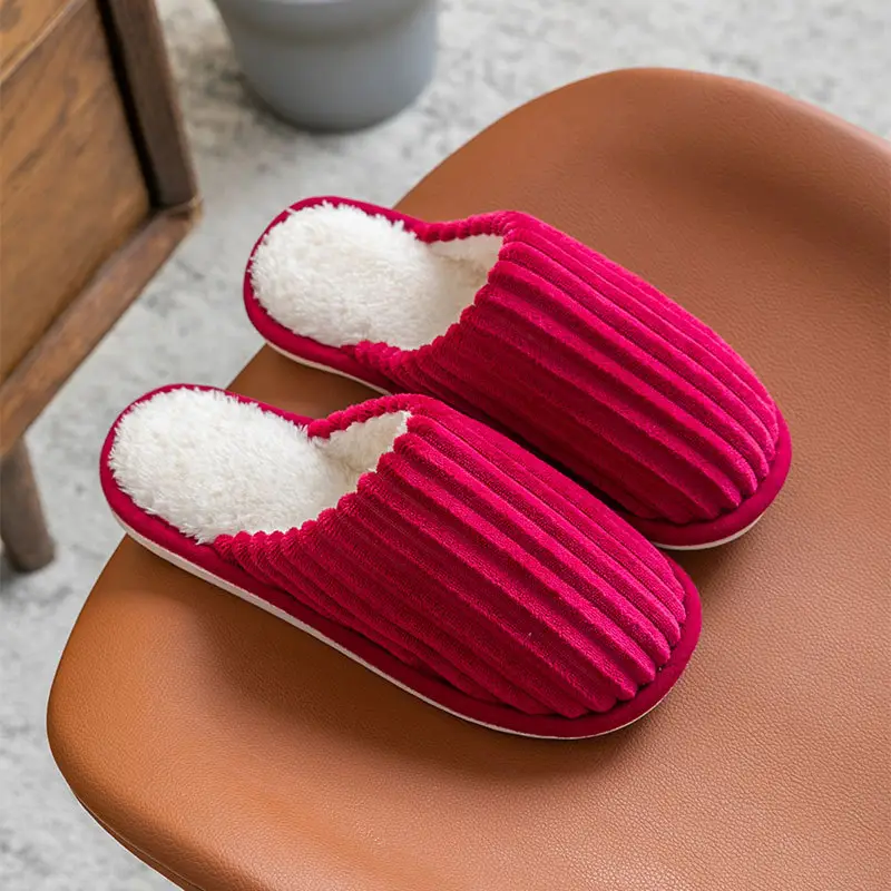 Cixi Cotton Slippers Women's Winter Home Spring and Autumn Indoor Non-slip Warm Thick-soled Moon Shoes Home Couple Men's - Image 14