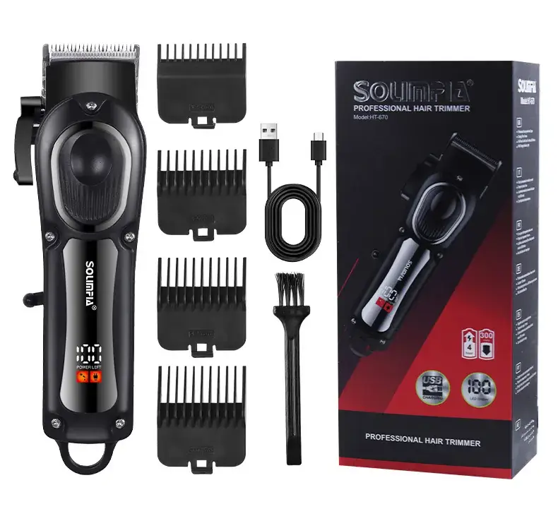 USB Electric Hair Clipper with LCD Display — feature 12