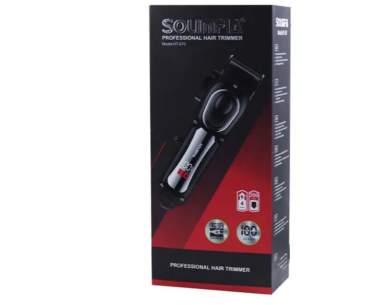 USB Electric Hair Clipper with LCD Display — feature 19