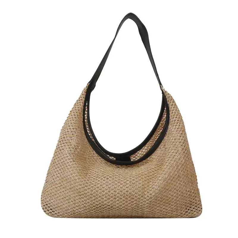 Straw Woven Shoulder Bag 2024 Summer Korean Style - Image 3